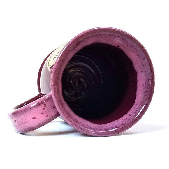 XL Sunset Hill Stoneware Handcrafted Grandberry Mug - Picture 2 of 3